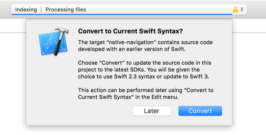Convert swift syntax